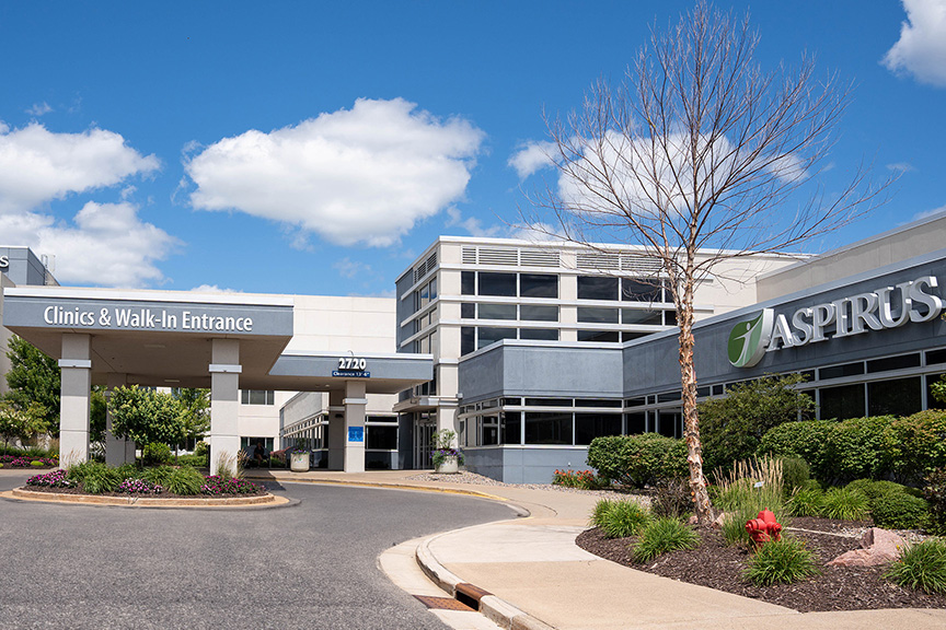 Aspirus Wausau Hospital Clinic Entrance on Plaza Drive